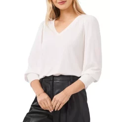 Brand new 🤩 VINCE CAMUTO V Neck Top Deep Blue 💯 -VINCE CAMUTO Sales unnamed file 101