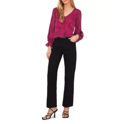 Promo 🎉 VINCE CAMUTO Animal Print Blouson Sleeve Blouse Pomegranite Pink 💯 -VINCE CAMUTO Sales unnamed file 111