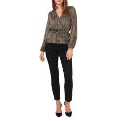 Buy 🤩 VINCE CAMUTO Metallic Crossover Top Rich Black ✔️ -VINCE CAMUTO Sales unnamed file 144