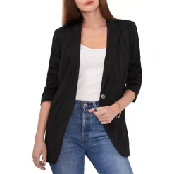 Cheapest π VINCE CAMUTO Tiger Jacquard Blazer Rich Black π