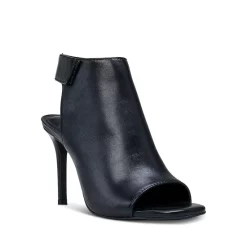 Budget π VINCE CAMUTO π© Women's Anglessi Square Toe Covered Front High Heel π©΄ Sandals Black π₯