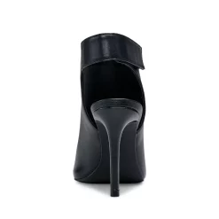 Budget 😍 VINCE CAMUTO 👩 Women's Anglessi Square Toe Covered Front High Heel 🩴 Sandals Black 🔥 -VINCE CAMUTO Sales unnamed file 234