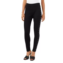 Top 10 π VINCE CAMUTO Studded PontΓ© Knit Leggings Rich Black β€οΈ