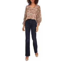 Deals 🌟 VINCE CAMUTO Paisley Print Blouson Sleeve Blouse French Roast 🛒 -VINCE CAMUTO Sales unnamed file 280