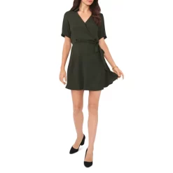 Top 10 🔔 VINCE CAMUTO Wrap Front Mini 👗 Dress Pine Forest 🎁 -VINCE CAMUTO Sales unnamed file 289