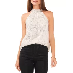 Cheapest 🤩 VINCE CAMUTO Embellished Mock Neck Top Silver 🧨 -VINCE CAMUTO Sales unnamed file 29