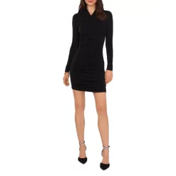 Brand new 😀 VINCE CAMUTO Long Sleeve Ruched Mini 👗 Dress Rich Black 🥰 -VINCE CAMUTO Sales unnamed file 299