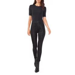 Best Sale 🔔 VINCE CAMUTO Tonal Patterned Leggings Rich Black ✨ -VINCE CAMUTO Sales unnamed file 336