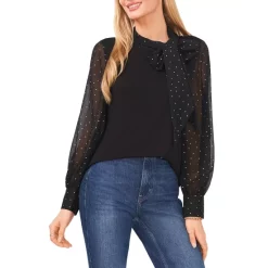Brand new 💯 VINCE CAMUTO Tie Neck Top Rich Black 🛒