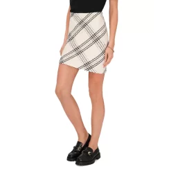 Best Sale π VINCE CAMUTO Plaid Mini π Skirt New Ivory π―