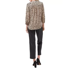 Discount 💯 VINCE CAMUTO Animal Print V Neck Blouse Khaki Haze ❤️ -VINCE CAMUTO Sales unnamed file 463