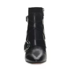 Coupon 👍 VINCE CAMUTO 👩 Women's Erillie Almond Toe Decorate Buckle High Heel Booties Black 👏 -VINCE CAMUTO Sales unnamed file 466