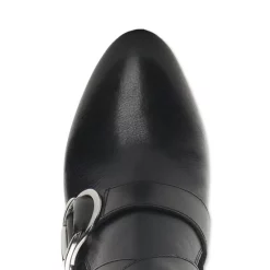 Coupon 👍 VINCE CAMUTO 👩 Women's Erillie Almond Toe Decorate Buckle High Heel Booties Black 👏 -VINCE CAMUTO Sales unnamed file 469