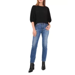 Best Sale ⌛ VINCE CAMUTO Puff Sleeve Top Rich Black ❤️ -VINCE CAMUTO Sales unnamed file 53