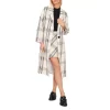 Hot Sale 🎁 VINCE CAMUTO Plaid Single Button 🧥 Coat New Ivory ✨