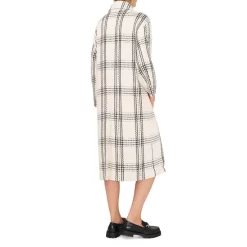 Hot Sale 🎁 VINCE CAMUTO Plaid Single Button 🧥 Coat New Ivory ✨ -VINCE CAMUTO Sales unnamed file 548