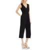 Cheap 🎁 VINCE CAMUTO Cropped Wide-Leg Jumpsuit Rich Black 🎁