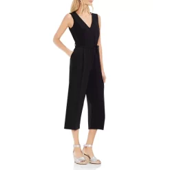 Cheap ๐ VINCE CAMUTO Cropped Wide-Leg Jumpsuit Rich Black ๐