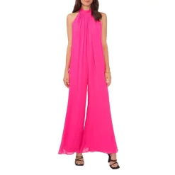 Coupon β€οΈ VINCE CAMUTO Halter Wide Leg Jumpsuit Pomegranite Pink π