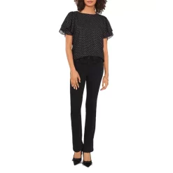 Wholesale ❤️ VINCE CAMUTO Printed Bell Sleeve Top Rich Black 🌟 -VINCE CAMUTO Sales unnamed file 575