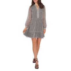 Outlet 🌟 VINCE CAMUTO Split Neck Tiered 👗 Dress New Ivory 🧨 -VINCE CAMUTO Sales unnamed file 58