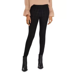 Best Sale π VINCE CAMUTO Tonal Plaid Leggings Rich Black π₯°