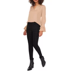 Best Sale 🎁 VINCE CAMUTO Tonal Plaid Leggings Rich Black 🥰 -VINCE CAMUTO Sales unnamed file 586