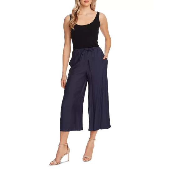Best Pirce π VINCE CAMUTO Cropped Wide Leg Drawstring Pants Mood Indigo β¨ 3 Best Pirce π VINCE CAMUTO Cropped Wide Leg Drawstring Pants Mood Indigo β¨ - Image 3