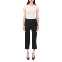 Best deal 👍 VINCE CAMUTO Slim Fit Flare Leg Slit Ankle Pants Rich Black 💯 -VINCE CAMUTO Sales unnamed file 605