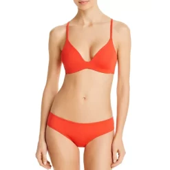 Best Sale 👍 VINCE CAMUTO Molded 👙 Bikini Top & Shirred Smooth Fit 👙 Bikini Bottom Watermelon 🔔 -VINCE CAMUTO Sales unnamed file 658