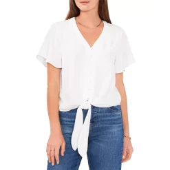 Best Pirce π VINCE CAMUTO Tie Front π Shirt New Ivory βοΈ