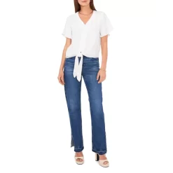 Best Pirce 🛒 VINCE CAMUTO Tie Front 👚 Shirt New Ivory ✔️ -VINCE CAMUTO Sales unnamed file 824