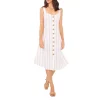 Coupon 🌟 VINCE CAMUTO Striped Button Front 👗 Dress Windsor Mo ❤️