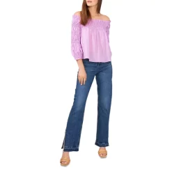 New 🤩 VINCE CAMUTO Tiered Off-the-Shoulder Top Soft Iris 🔔 -VINCE CAMUTO Sales unnamed file 902