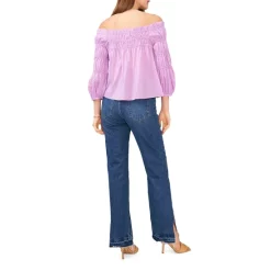 New 🤩 VINCE CAMUTO Tiered Off-the-Shoulder Top Soft Iris 🔔 -VINCE CAMUTO Sales unnamed file 903